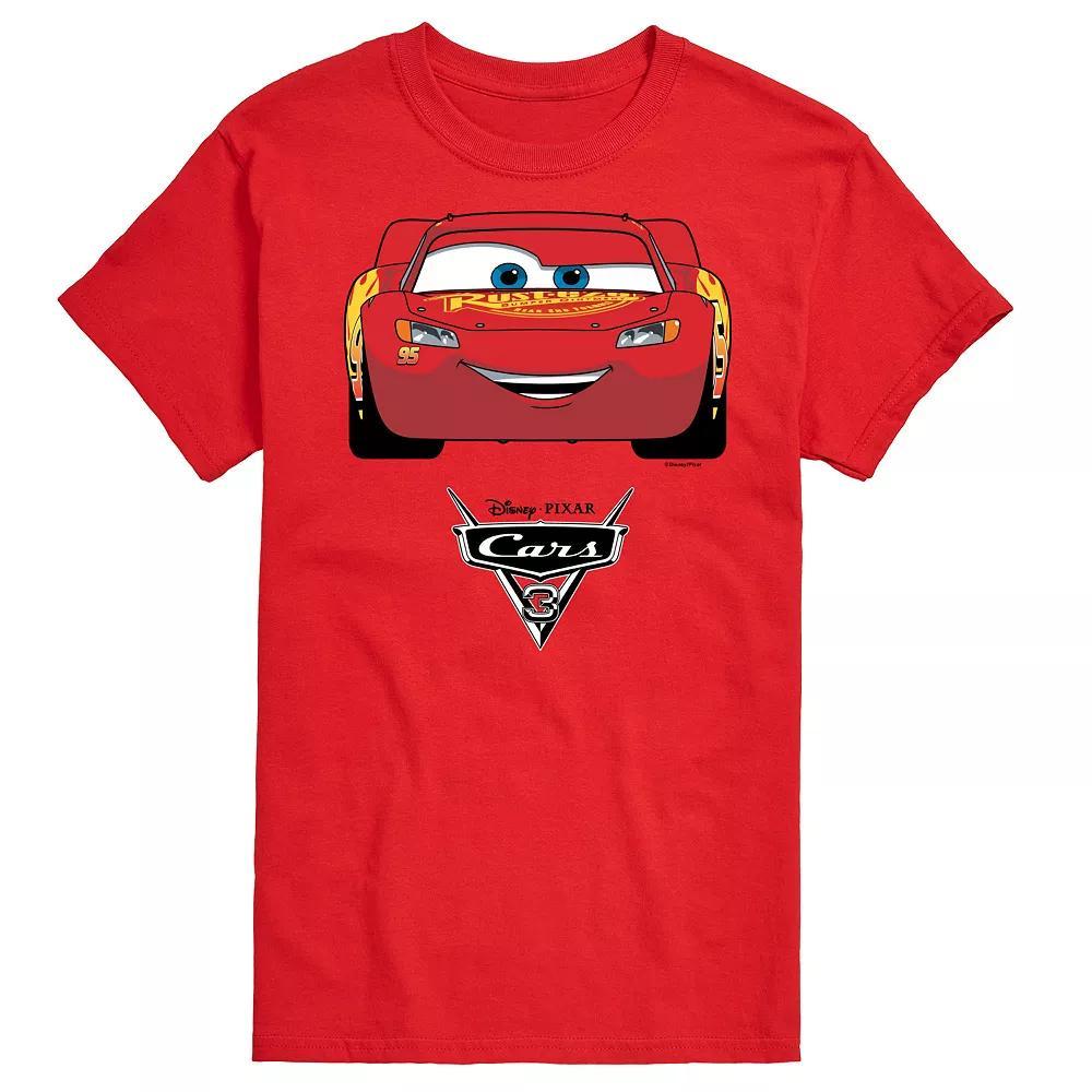 Disney / Pixar's Cars Big & Tall Lightning McQueen Graphic Tee, Men's, Size: Large Tall, Red Product Image