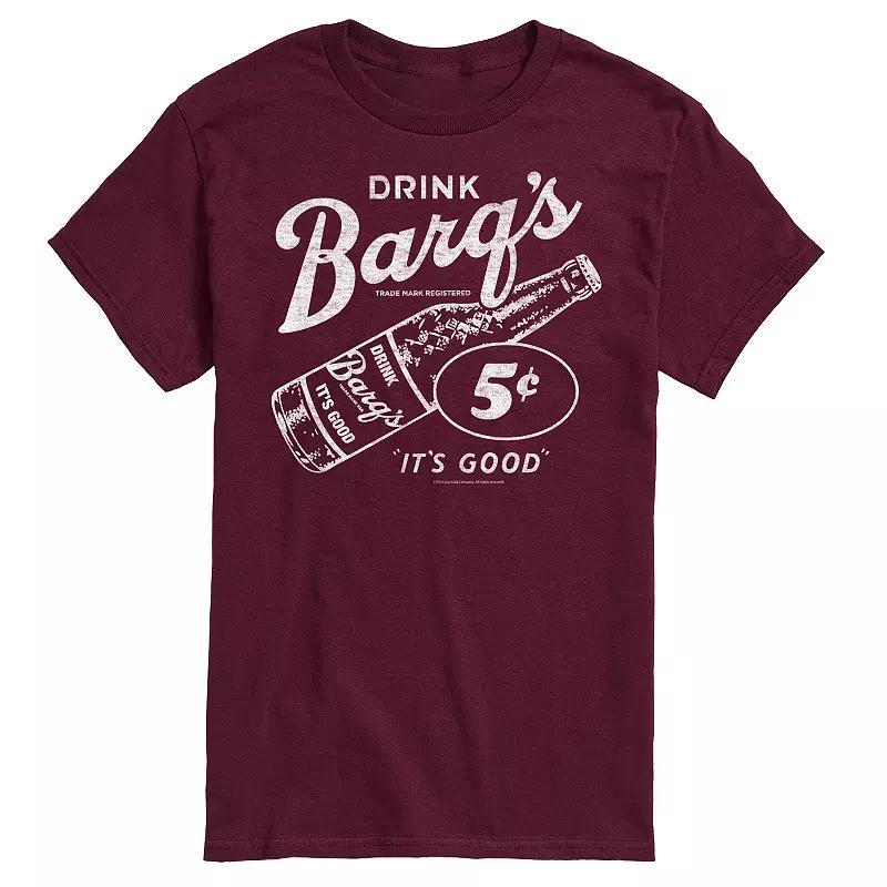 Mens Barqs Vintage Logo Graphic Tee Grey Green Product Image