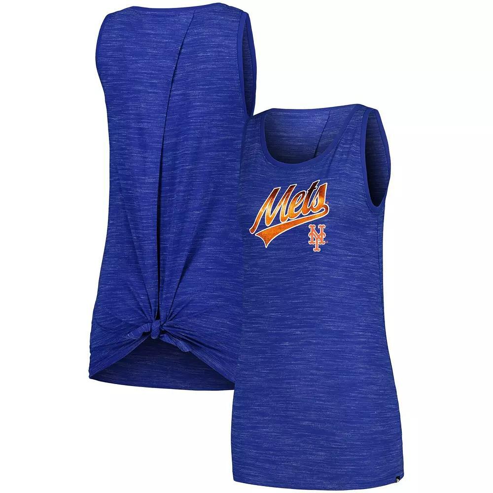 Women's New Era Royal New York Mets Space-Dye Active Tank Top, Size: Medium, Blue Product Image