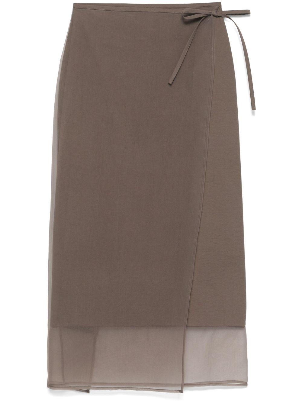 wrap midi skirt Product Image