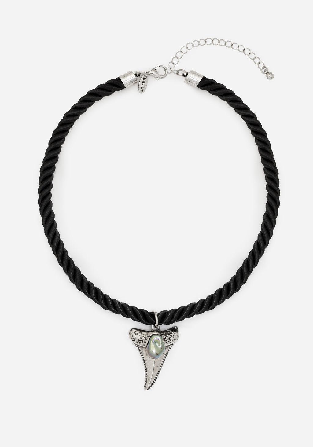 Shark Tooth Rope Necklace Product Image