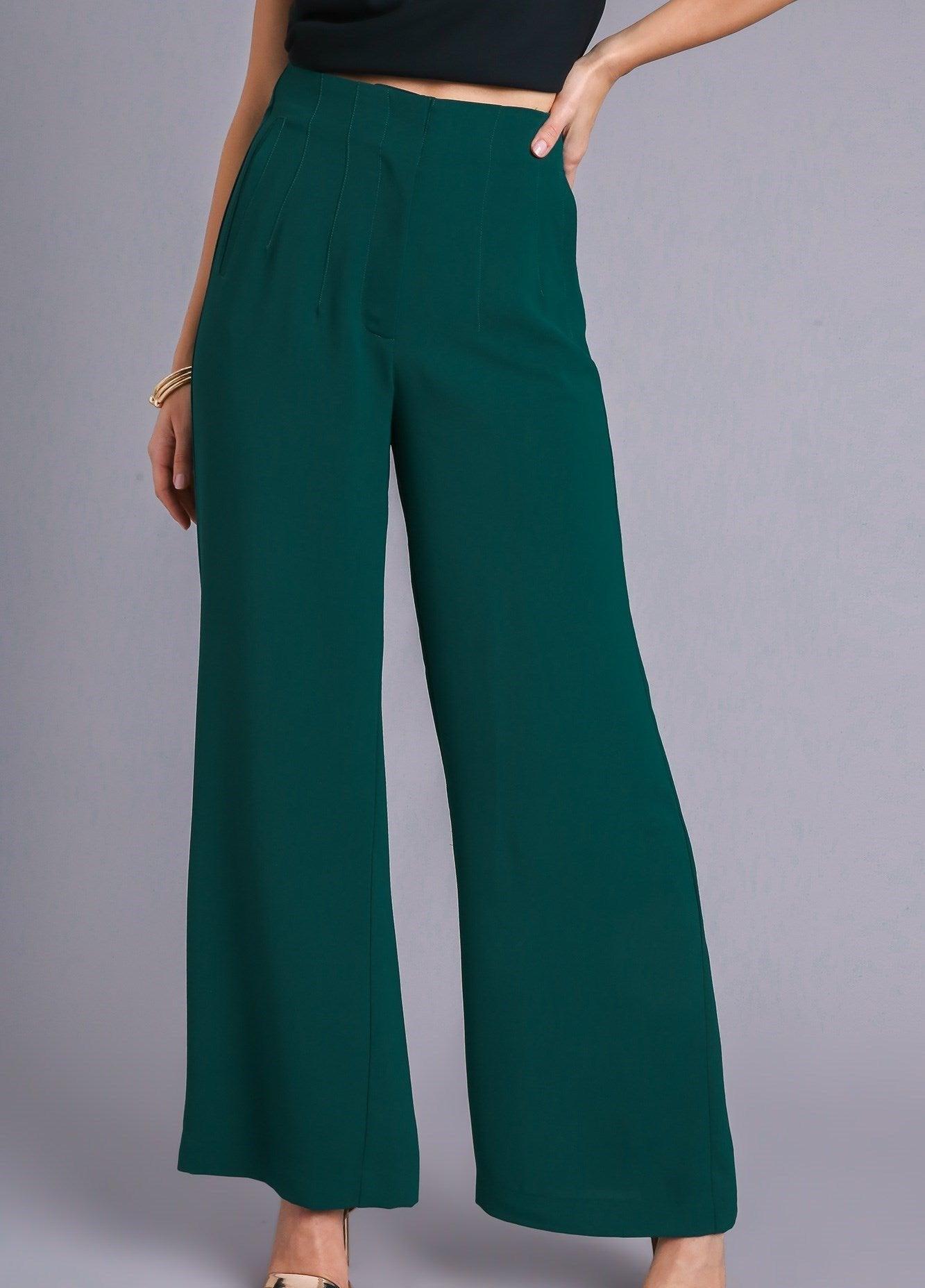 The Marilyn Pant | High Waist Wide Leg Pants, 2 Colors (Small to Large) Product Image