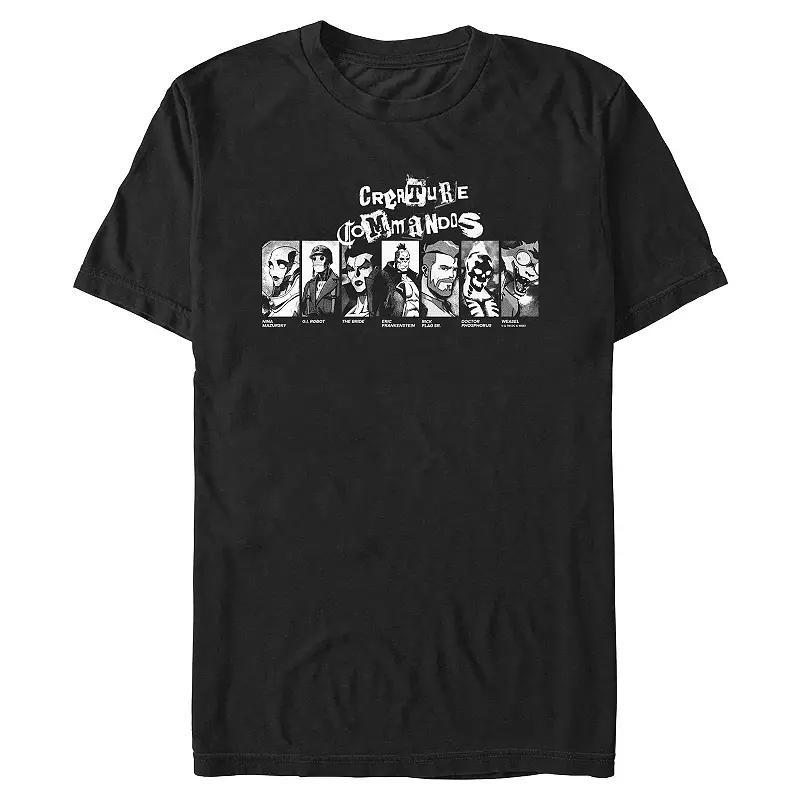 Big & Tall Creature Commandos Panels Graphic Tee, Men's, Size: Medium Tall, Black Product Image
