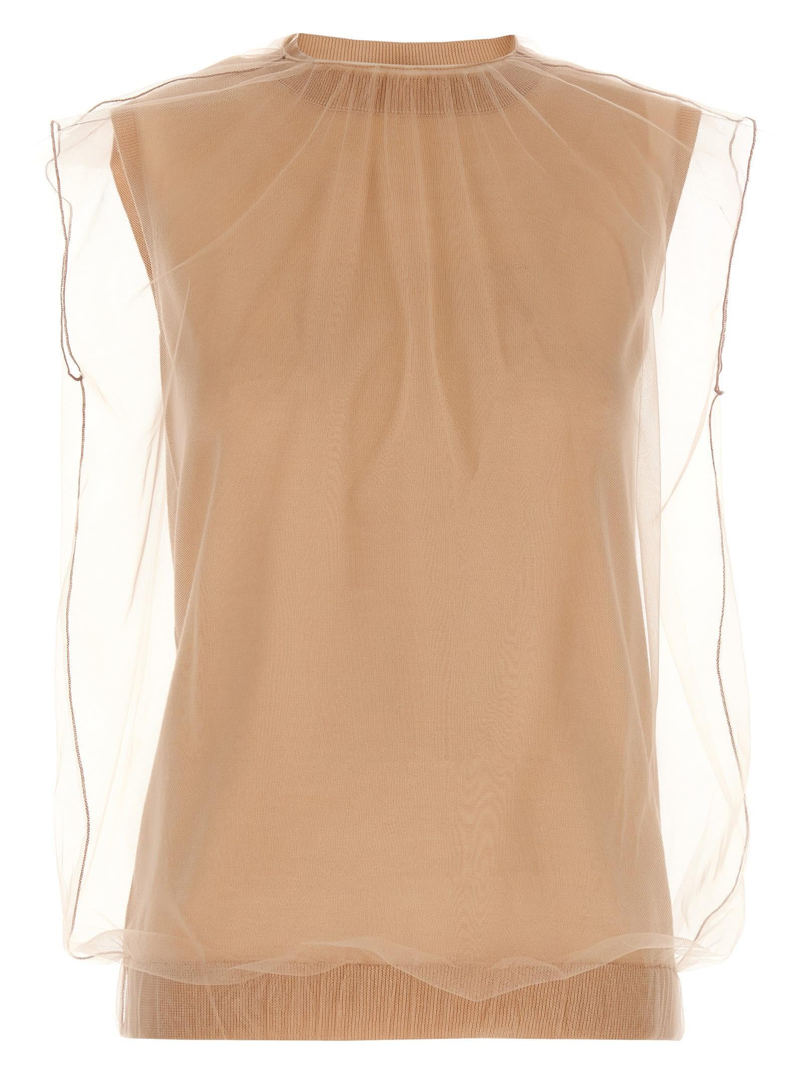 FABIANA FILIPPI Double Top In Pink Product Image