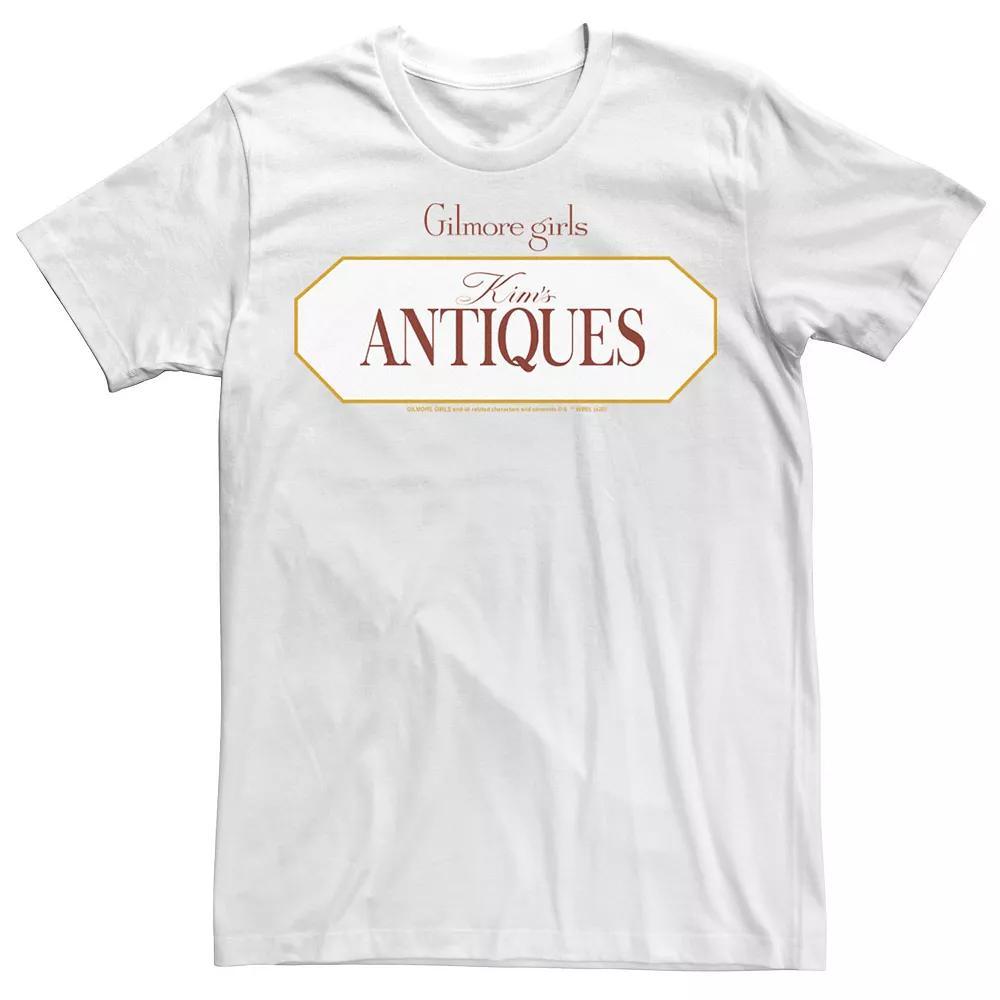 Men's Gilmore Girls Kim's Antiques Logo Tee, Size: Large, White Product Image