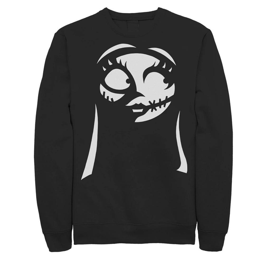 Disney's The Nightmare Before Christmas Sally Men's Big Face Sweatshirt, Size: XL, Black Product Image