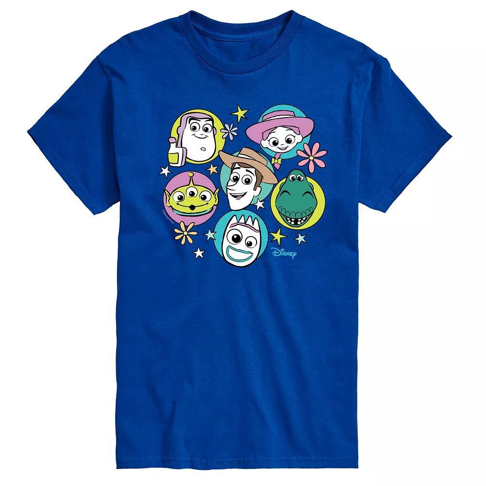 Disney / Pixar's Toy Story 4 Men's Group Grid Graphic Tee, Size: Medium, Ivory Product Image