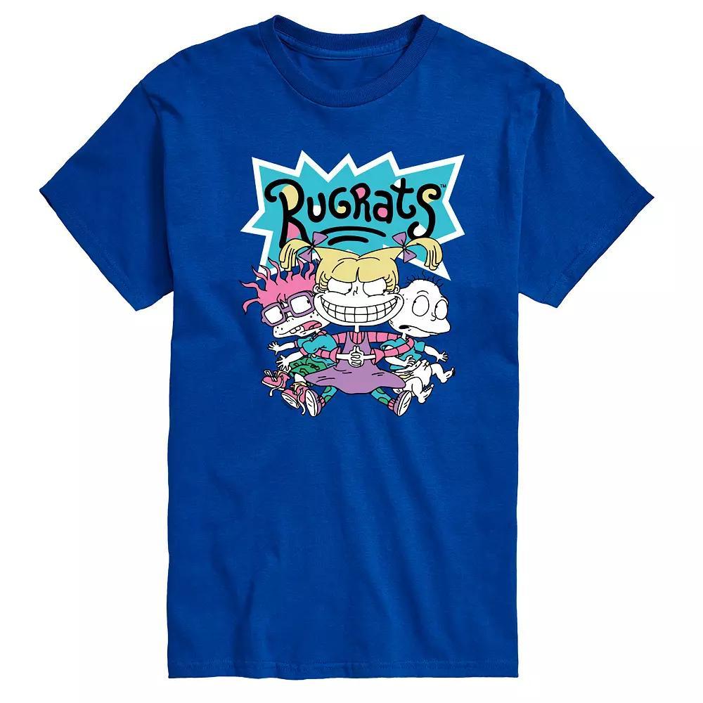 Mens Rugrats Squad Graphic Tee Blue Product Image