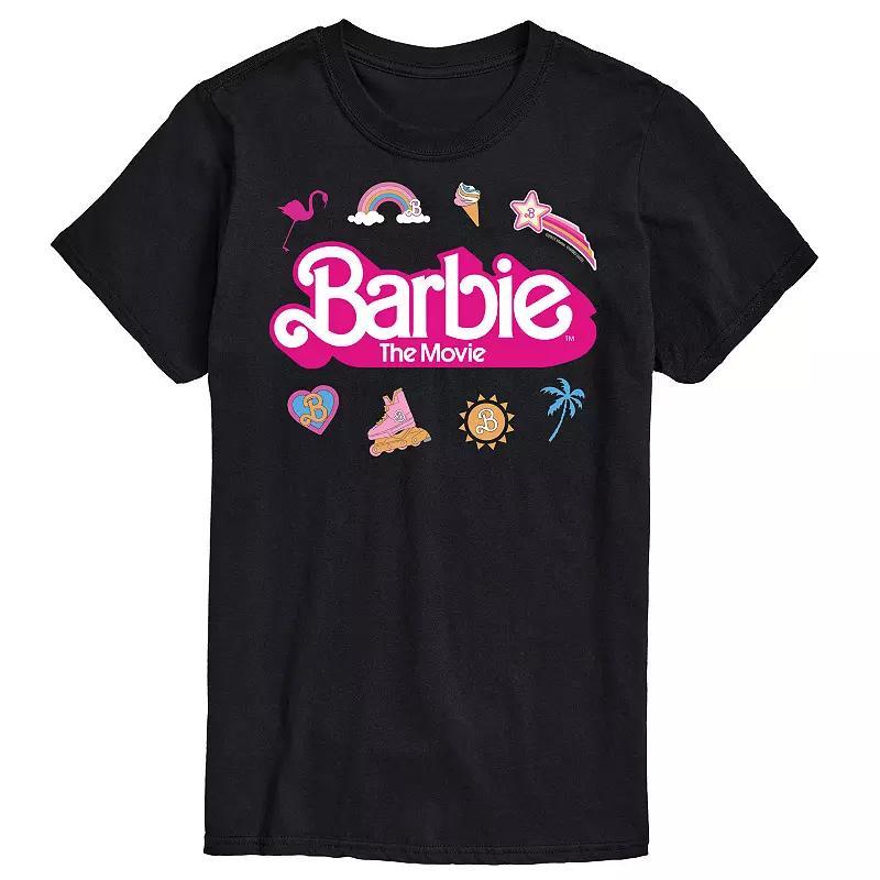 Big & Tall Barbie The Movie Theatrical Movie Logo Graphic Tee, Mens Product Image