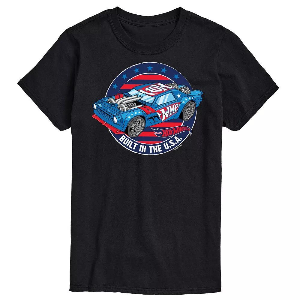 Big & Tall Hot Wheels Built In The USA Graphic Tee, Mens Product Image