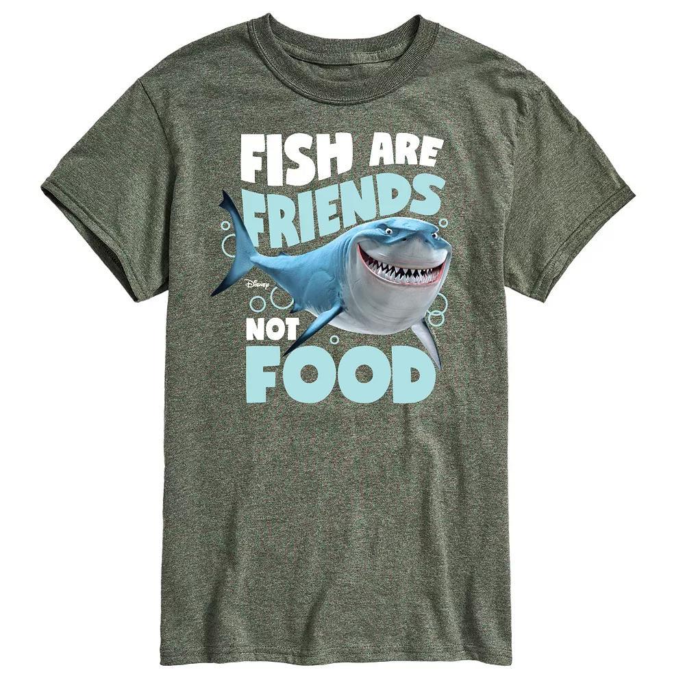 Disney/Pixar Finding Nemo Men's Fish Are Friends Graphic Tee, Size: Medium, Green Product Image