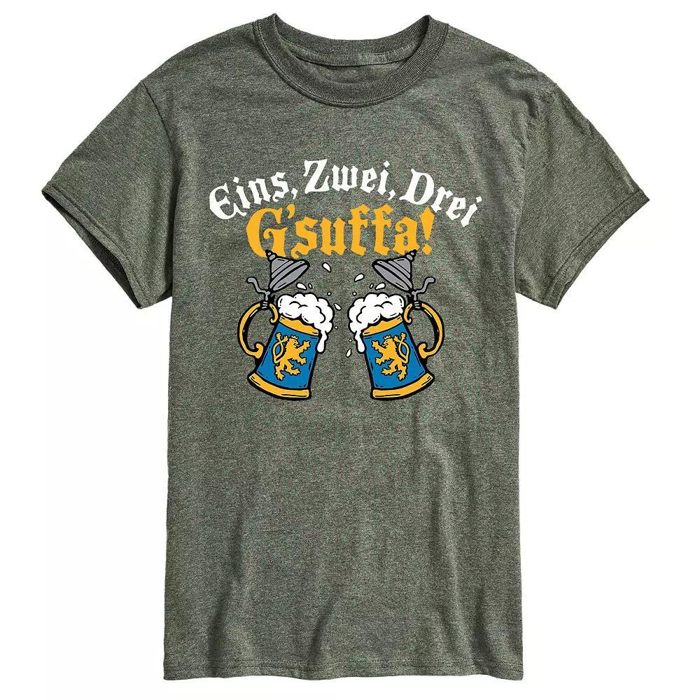 Mens Eins Zwei Drei Gsuffa Oktoberfest Tee Product Image
