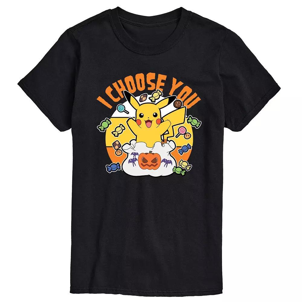 Big & Tall Pokemon Choose You Tee, Mens Product Image