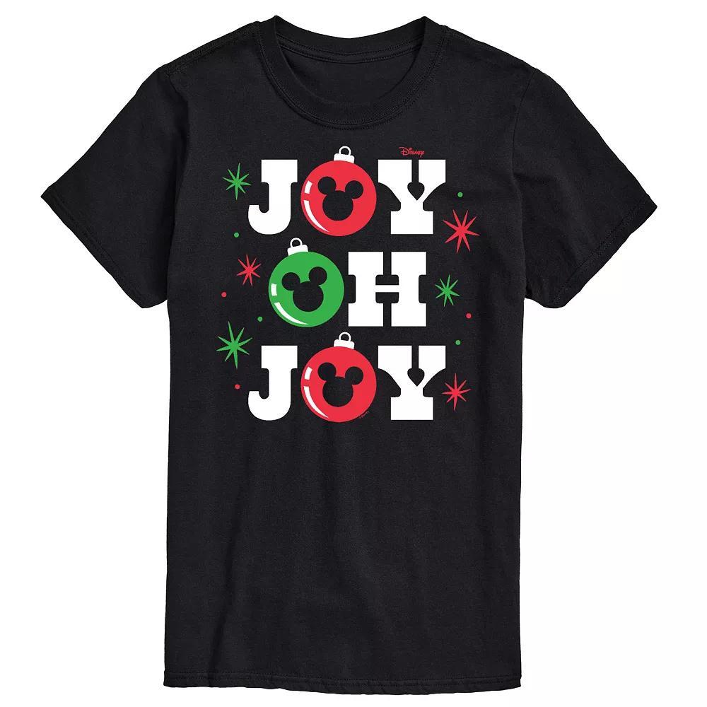 Disney's Mickey Mouse Men's Joy Oh Joy Graphic Tee, Size: Medium, Black Product Image