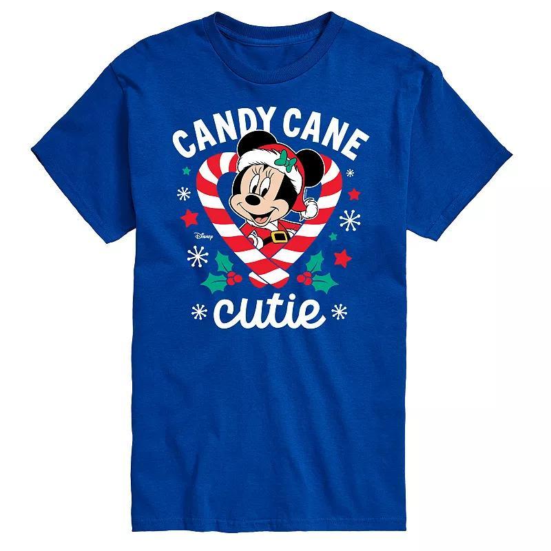 Disney's Big & Tall Minnie Candy Cane Cutie Graphic Tee, Men's, Size: XL Tall, Black Product Image