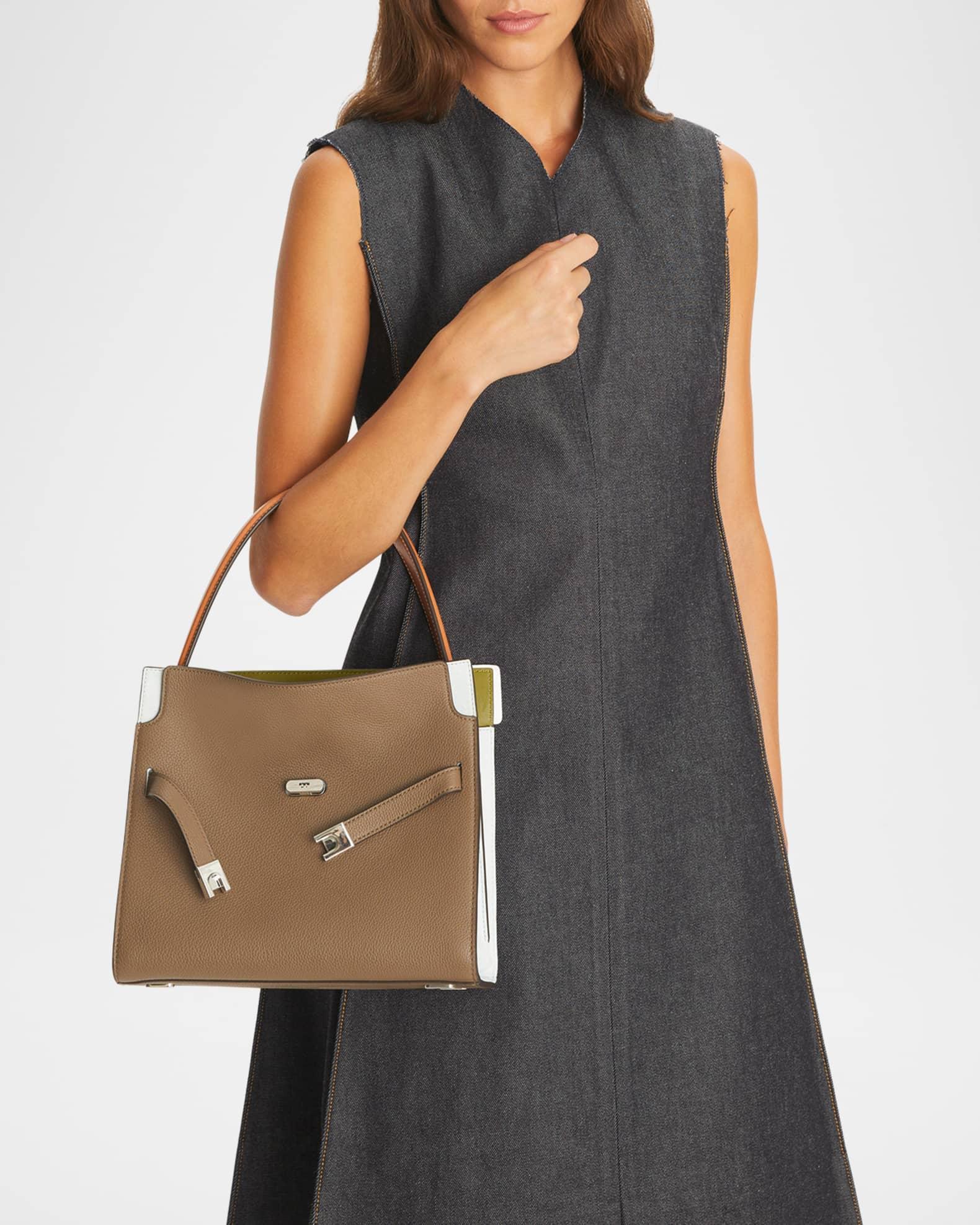 Lee Radziwill Small Double Leather Top-Handle Bag Product Image