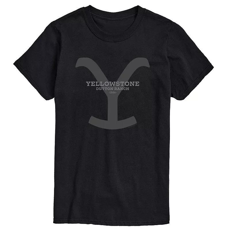 Men's Yellowstone Dutton Tee, Size: Medium, Black Product Image