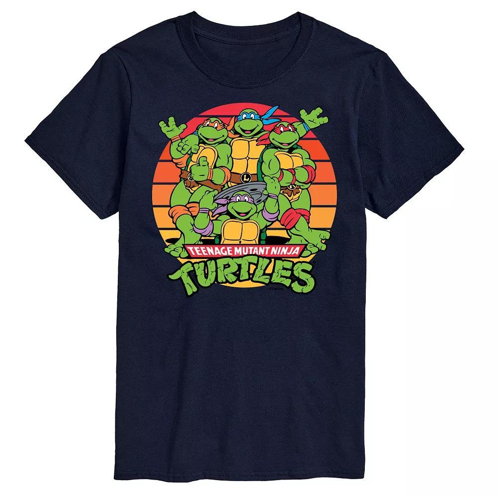 Big & Tall TMNT Retro Graphic Tee, Men's, Size: XXL Tall, Blue Product Image