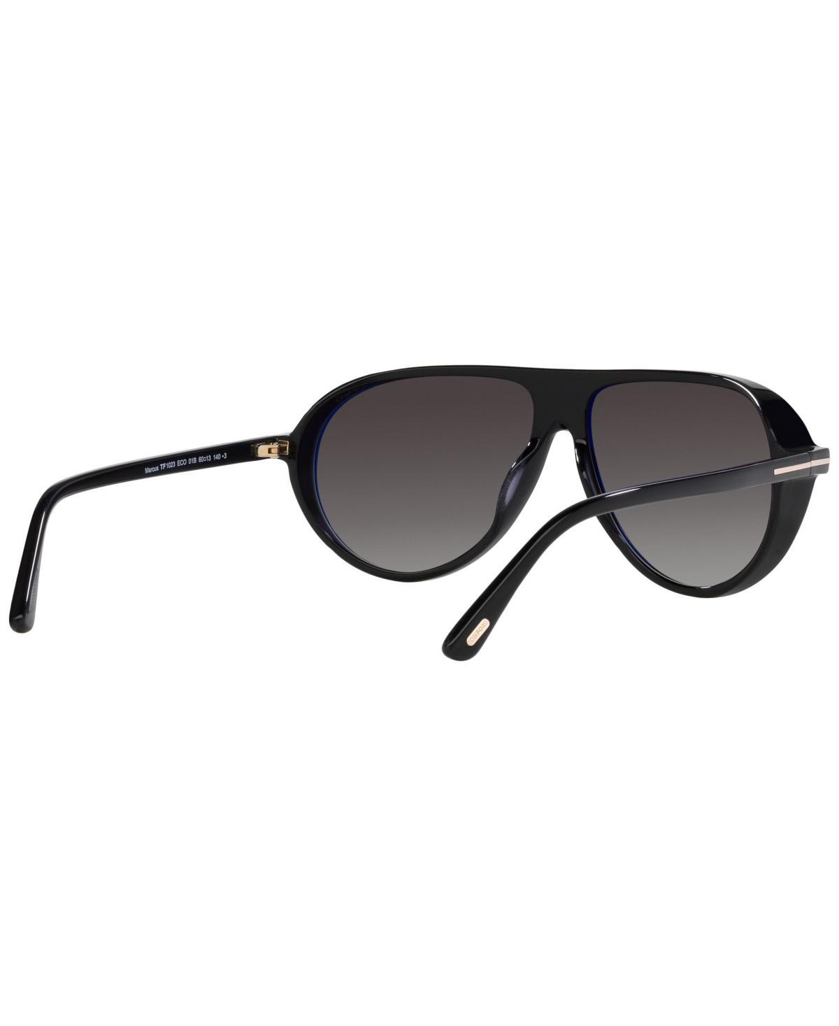 TOM FORD Men's Sunglasses, Marcus In Shiny Black Product Image