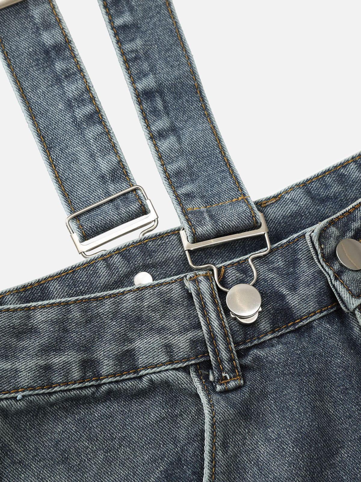 Aelfric Eden Washed Barrel Denim Overalls Product Image
