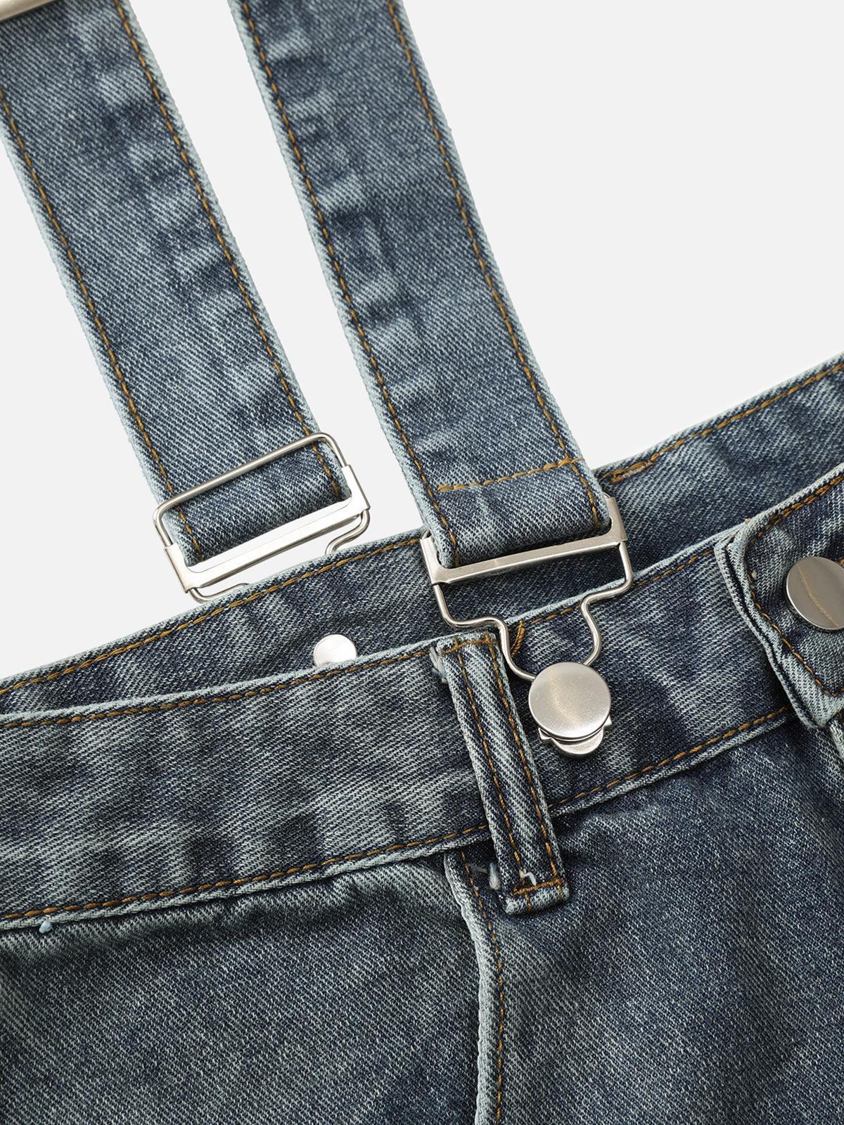 Aelfric Eden Washed Barrel Denim Overalls Product Image