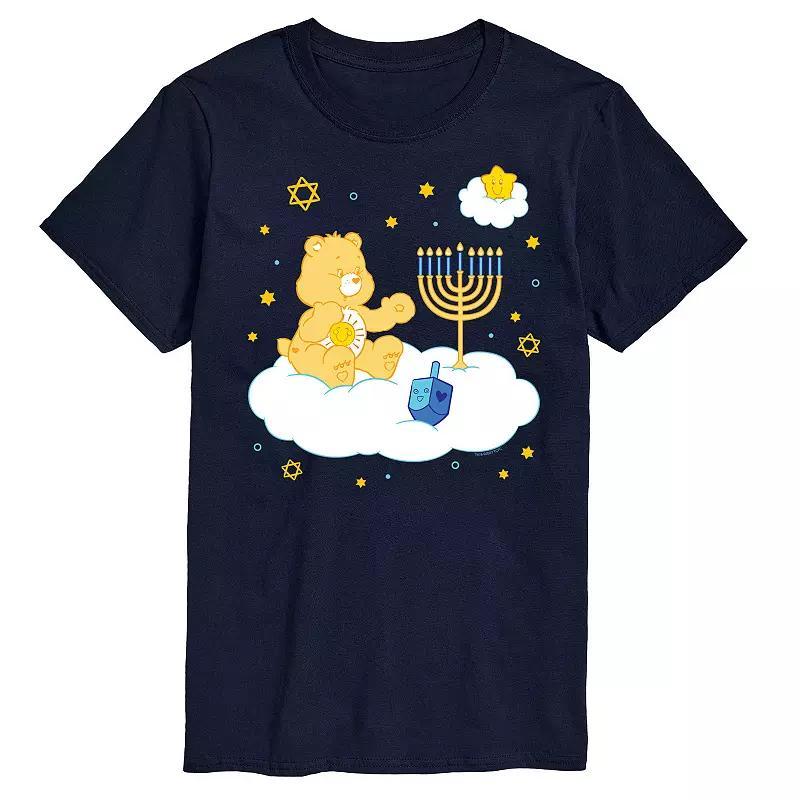 Mens Care Bears Hanukkah Cloud Graphic Tee Product Image