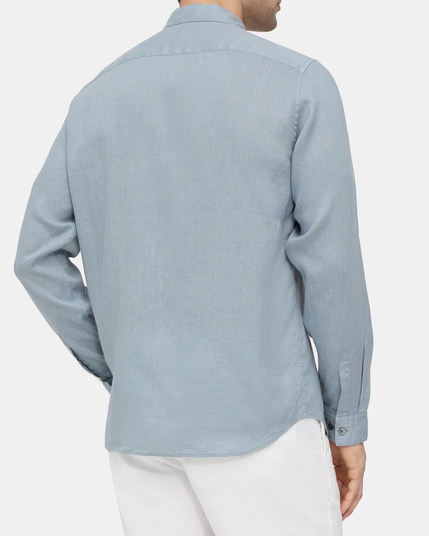 Standard-Fit Shirt in Linen Product Image