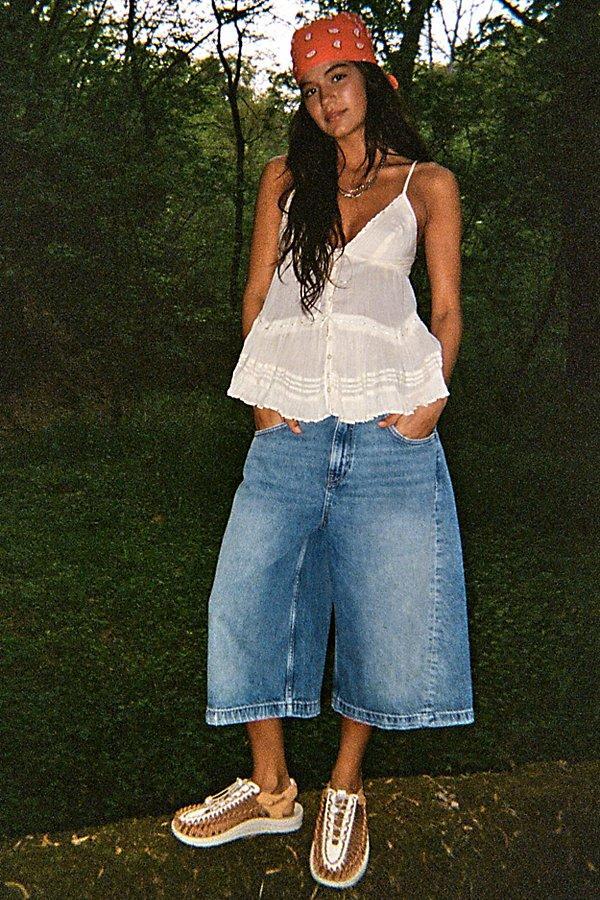 BDG Mega Mid-Rise Baggy Jort Womens at Urban Outfitters Product Image