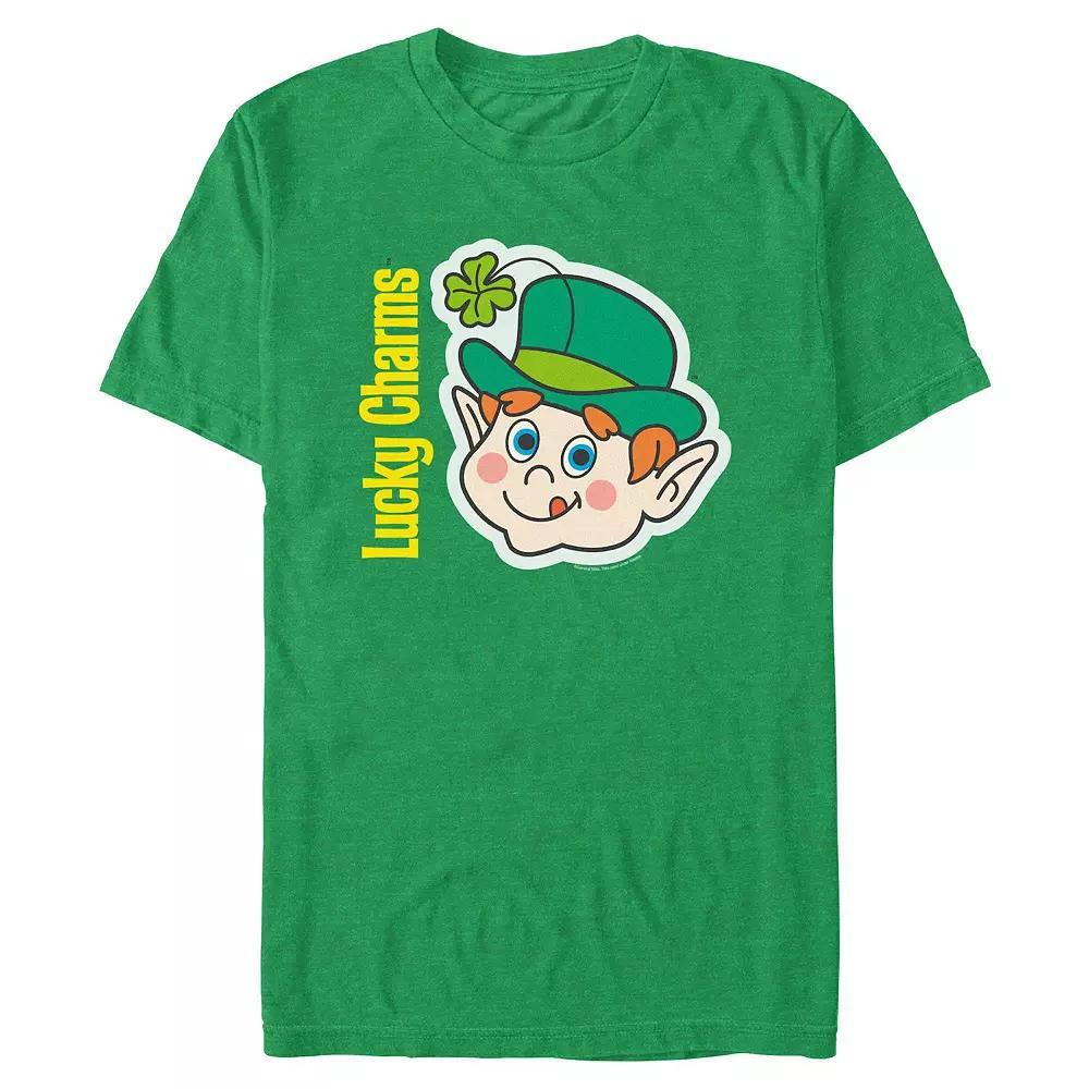 Big & Tall Lucky Charms Graphic Tee, Men's, Size: 3XL Tall, Kelly Grey Product Image