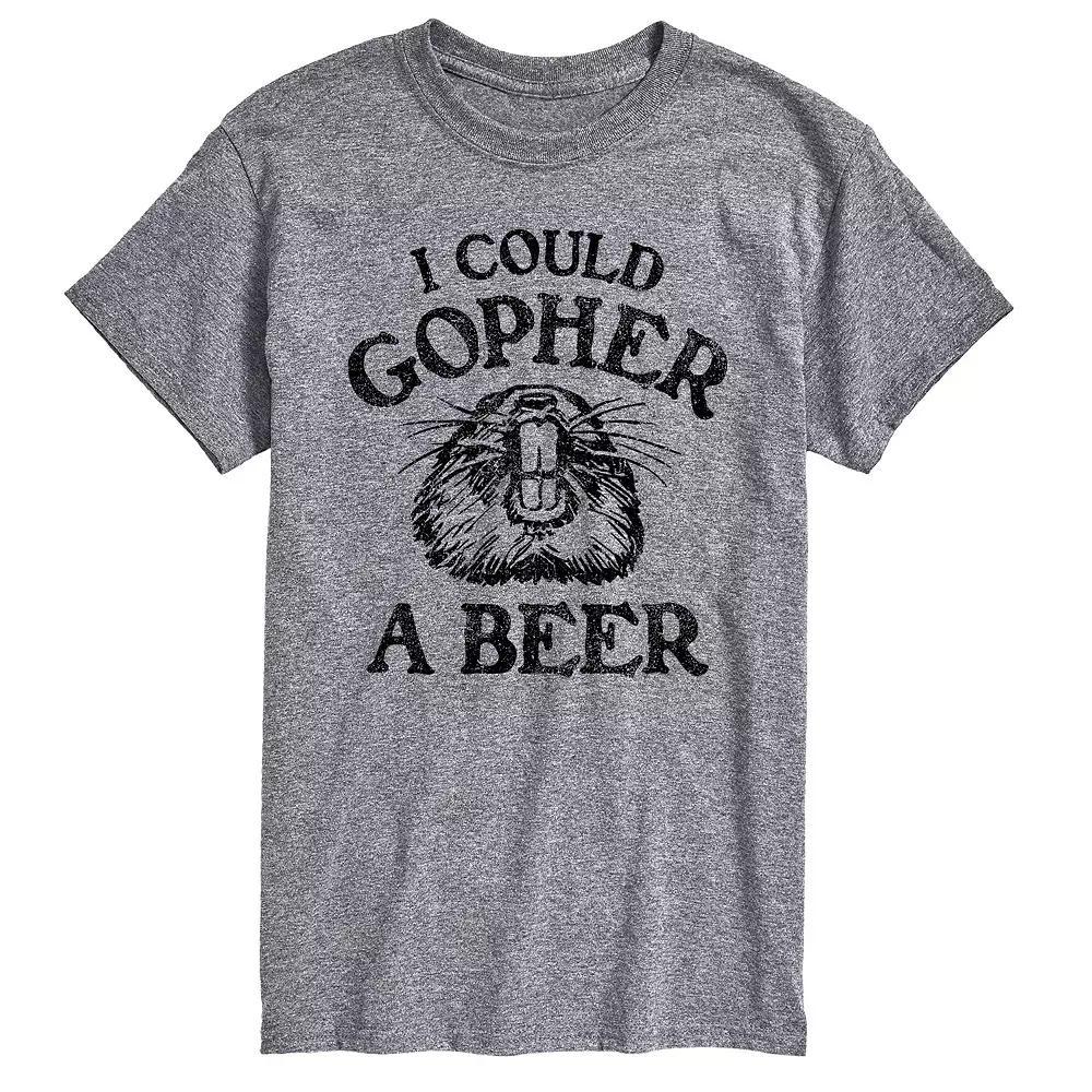 Mens I Could Gopher A Beer Tee Product Image