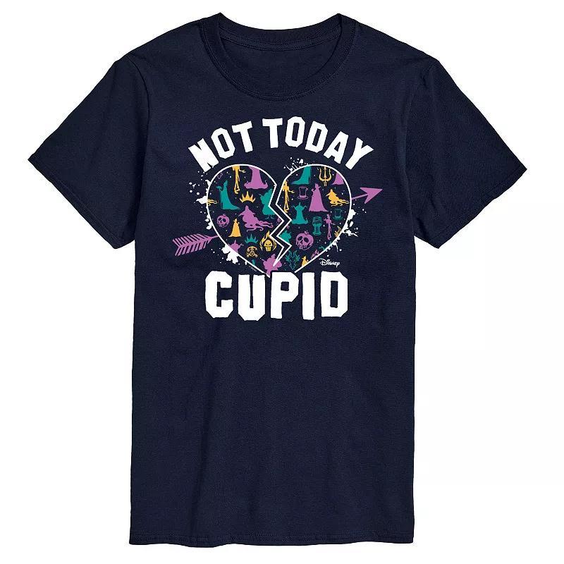 Disney Villains Mens Not Today Cupid Graphic Tee Blue Product Image