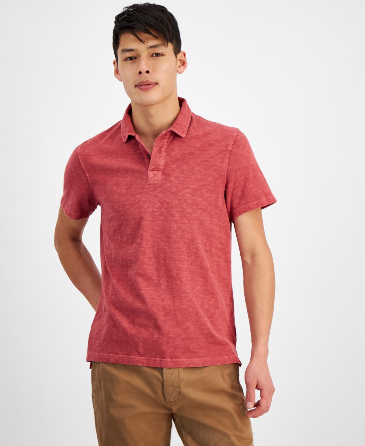Sun + Stone Mens Regular-Fit Textured Polo Shirt, Created for Macys Product Image