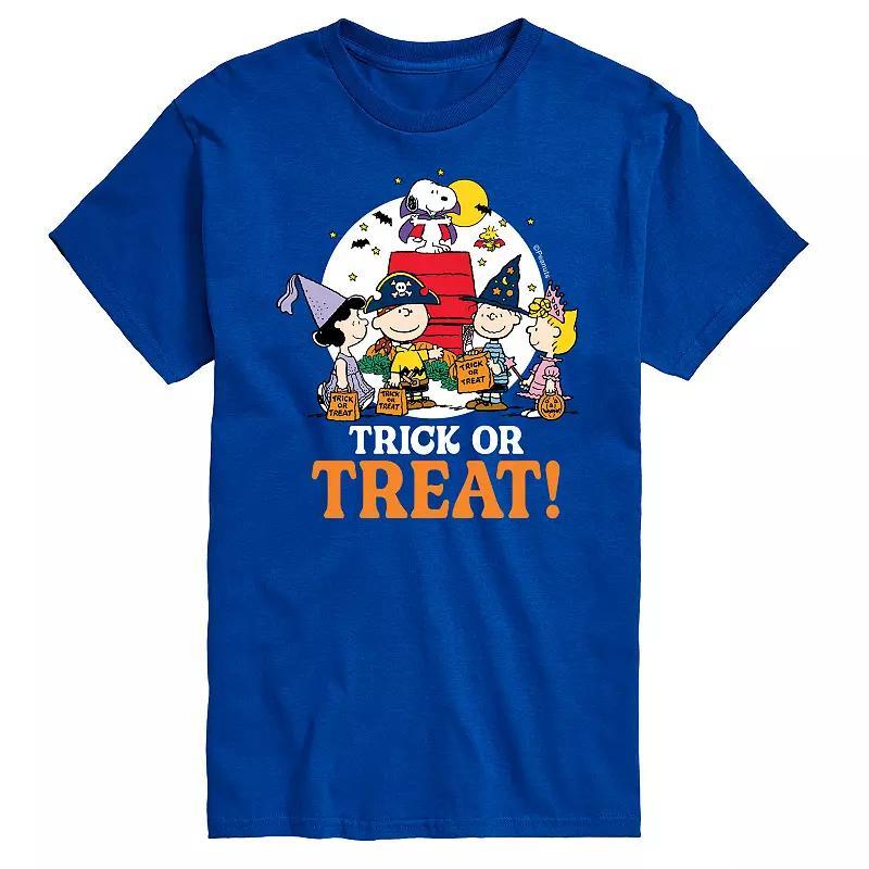 Big & Tall Peanuts Trick Or Treat Tee, Mens Product Image