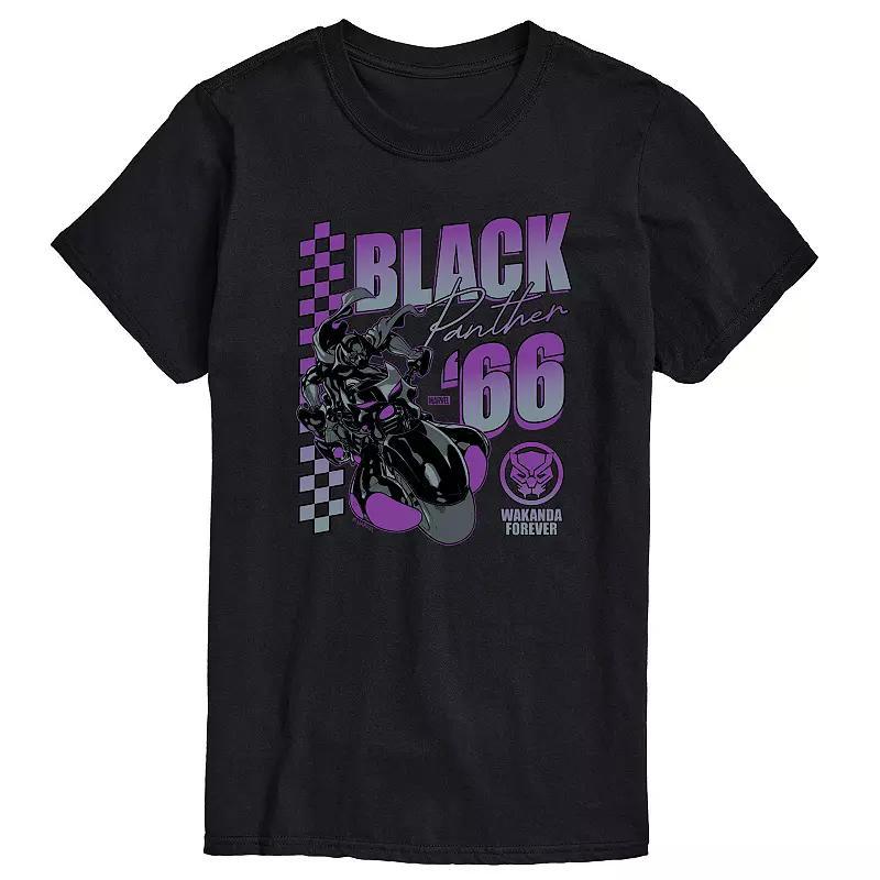 Mens Marvel Panther Racing Wakanda Forever Graphic Tee Product Image