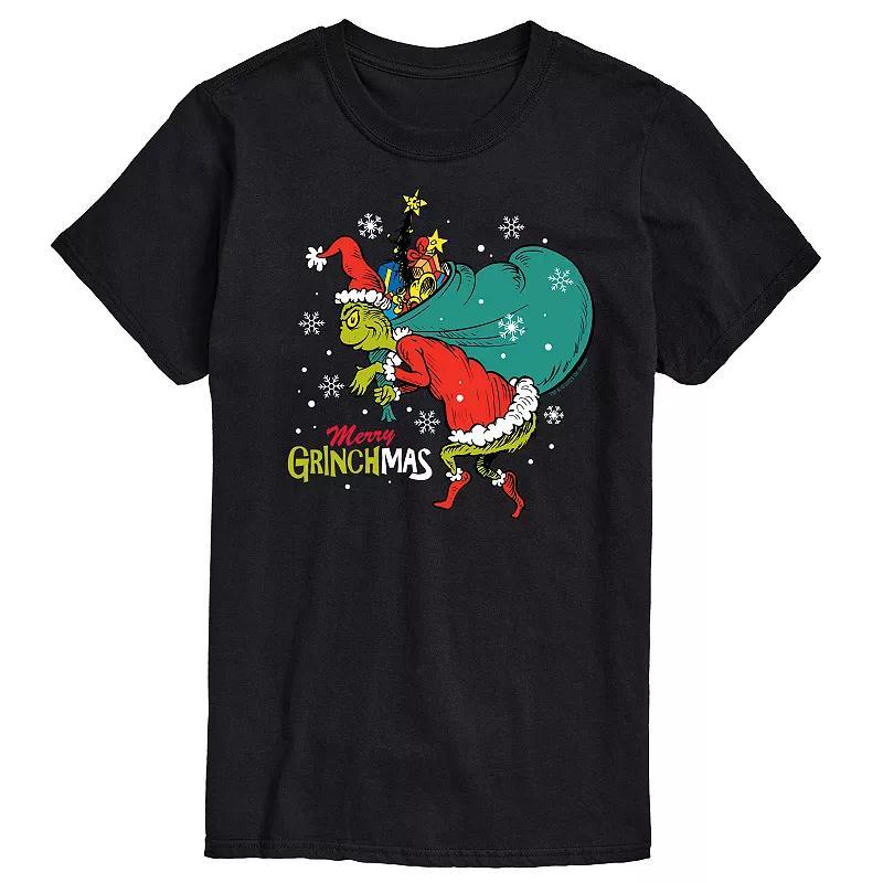 Mens Dr. Seuss The Grinch Face Graphic Tee Product Image