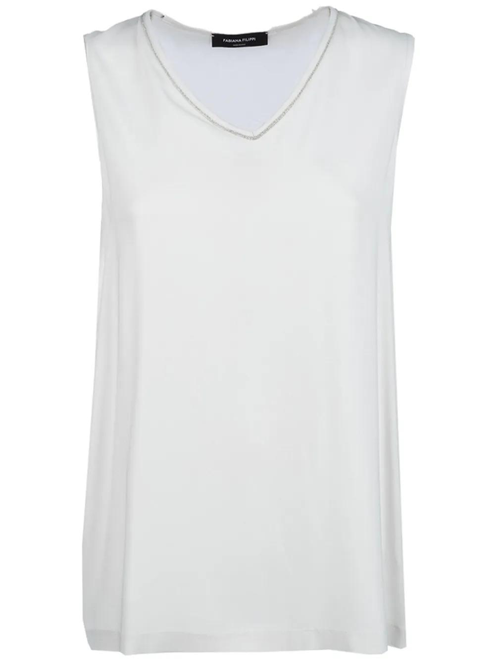 FABIANA FILIPPI Top In White Product Image
