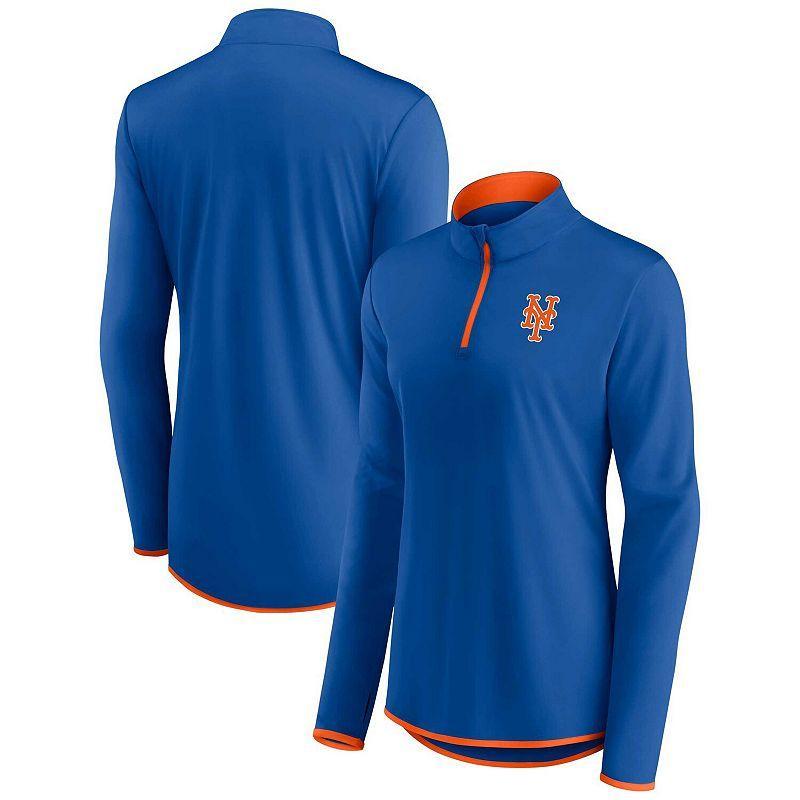 Women's Fanatics Branded Navy Minnesota Twins Corner Quarter-Zip Top, Size: Small, Blue Product Image