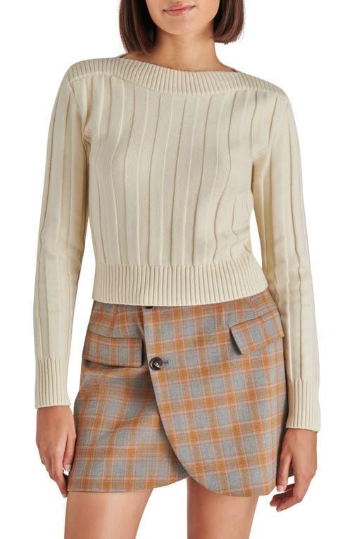 Steve Madden Serra Rib Knit Sweater Product Image