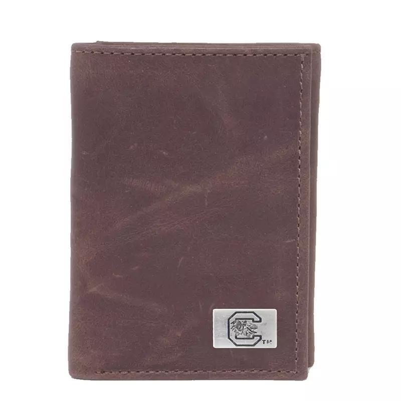 Illinois Fighting Illini Leather Trifold Wallet Product Image