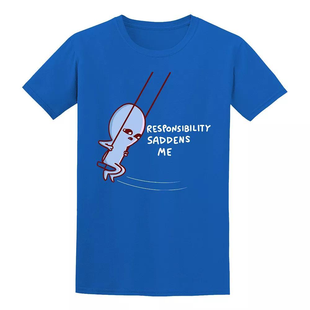 Men's COLAB89 by Threadless Strange Planet Tee, Size: Small, Grey Royal Product Image