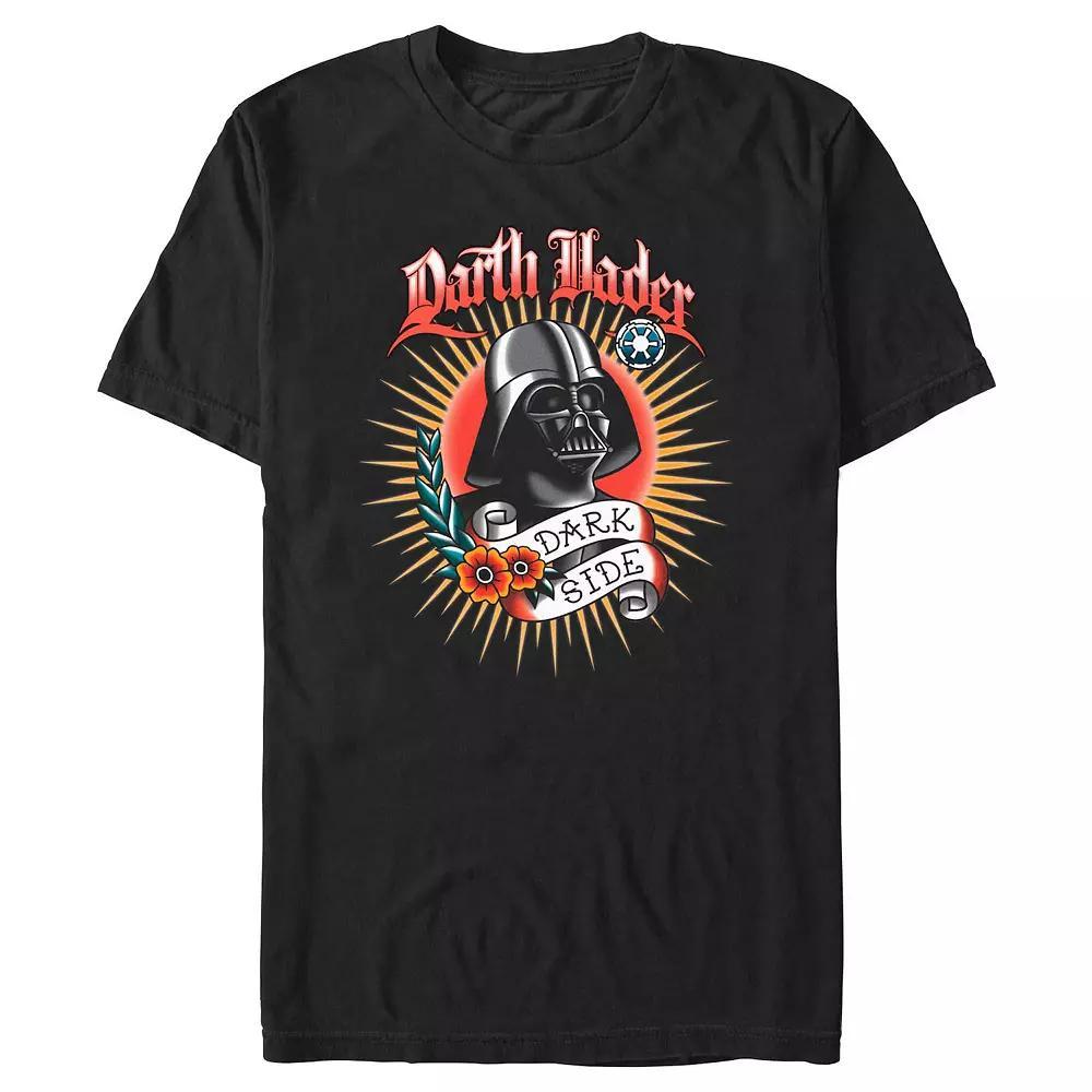 Big & Tall Star Wars Darth Vader Tattoo Graphic Tee, Men's, Size: XL Tall, Black Product Image