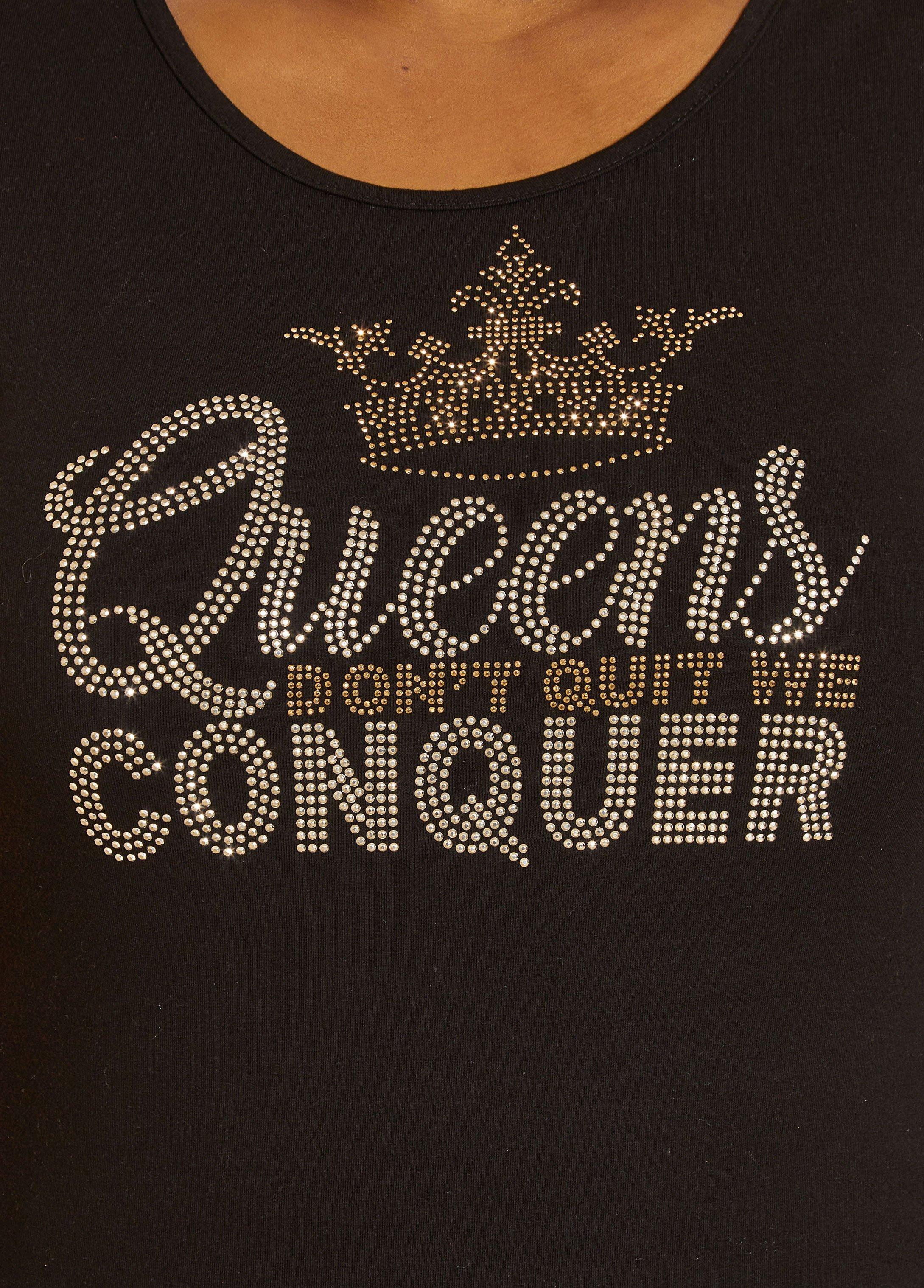 Queens Conquer Embellished Tee Product Image