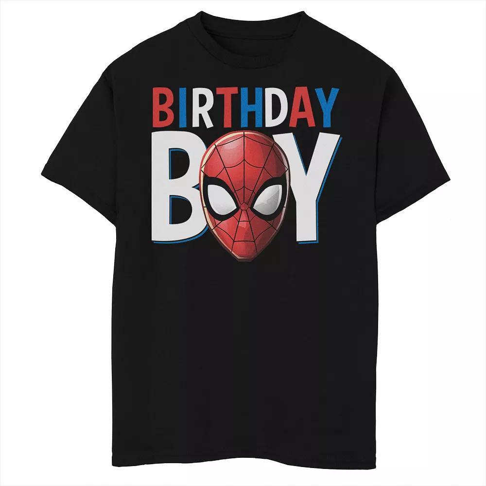 Boys 8-20 Marvel Classic Iron Man "Birthday Boy" Graphic Tee, Boy's, Size: Medium, Black Product Image