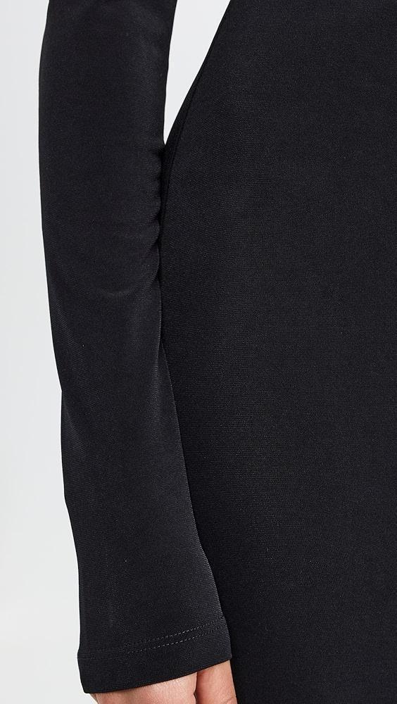 Susana Monaco Matte Jersey Off Shoulder Long Sleeve Dress | Shopbop Product Image