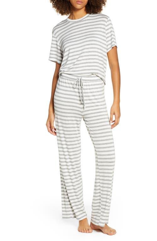 Honeydew Intimates All American PJ Set (Ivory Stripe) Women's Pajama Sets Product Image
