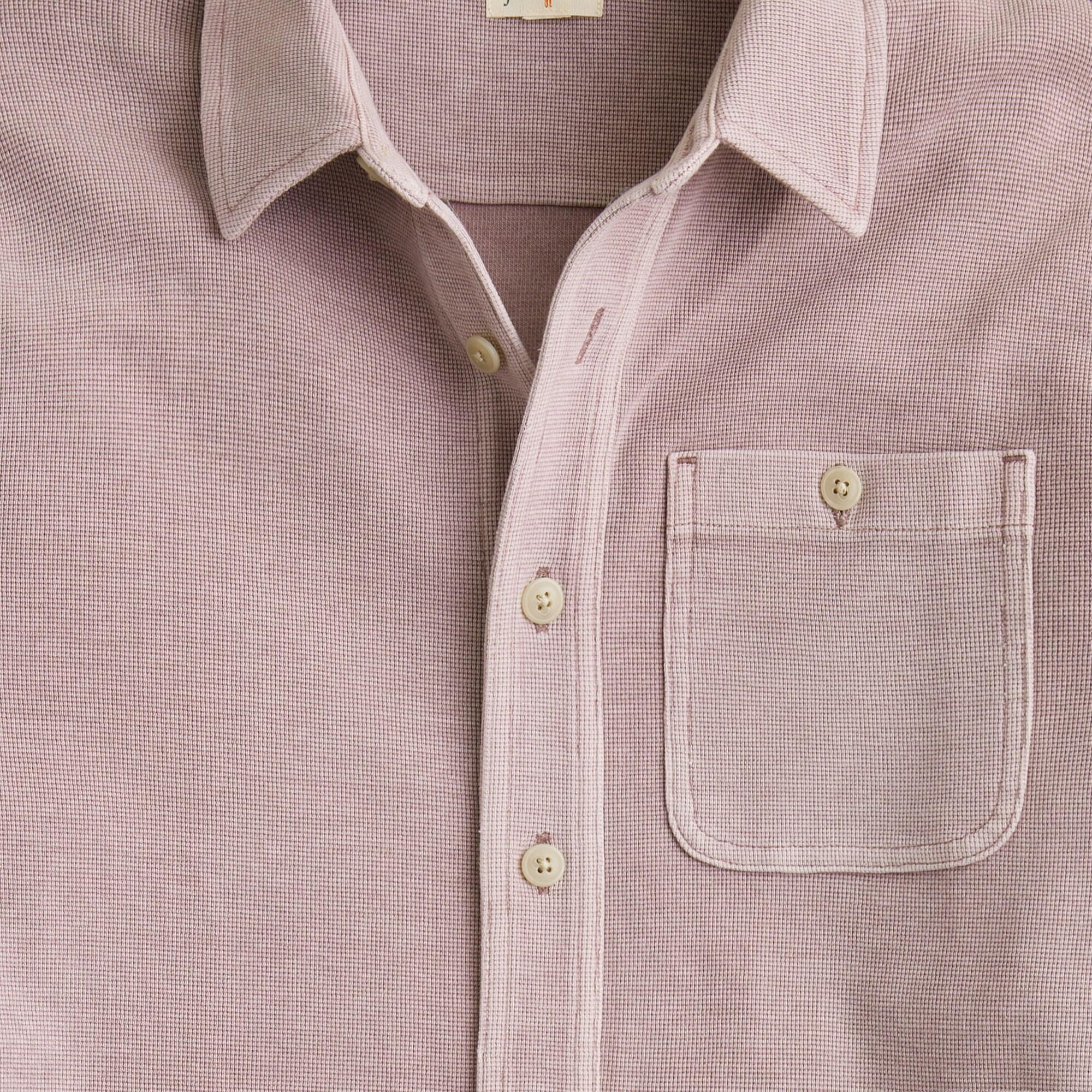 Cotton waffle shirt Product Image