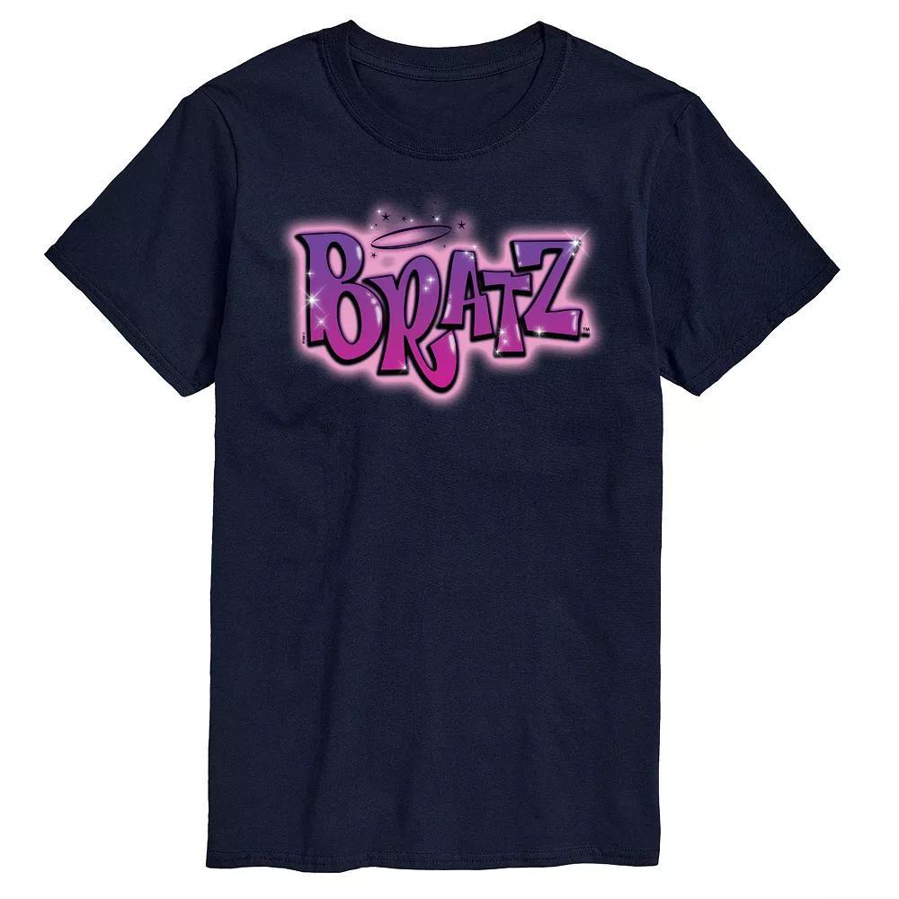 Men's Bratz Airbrush Logo Graphic Tee, Size: Medium, Black Product Image