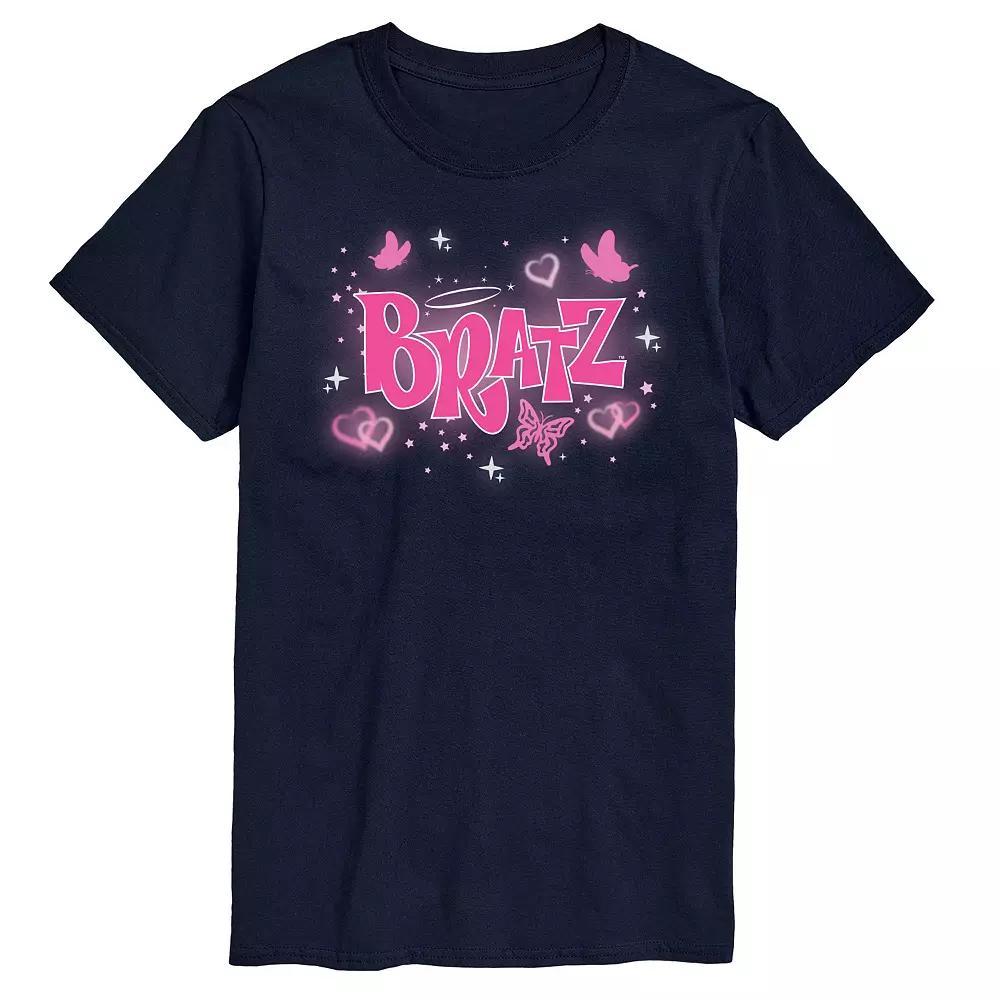 Men's Bratz Airbrush Logo Graphic Tee, Size: Medium, Black Product Image