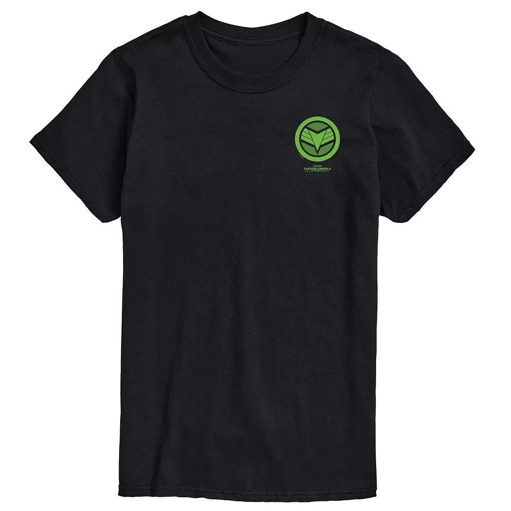 Big & Tall Marvel Captain America Brave New World Falcon Icon Graphic Tee, Mens Product Image