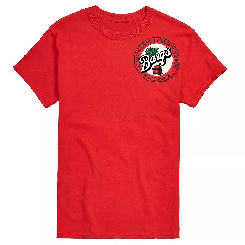 Mens Barqs Root Beer Graphic Tee Grey Gray Product Image
